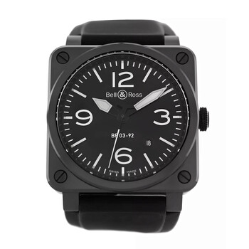 Preowned Bell and Ross Aviation Type Automatic Black Dial Watch BR0392