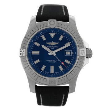 Preowned Breitling Avenger Automatic Chronometer Blue Dial Watch A17318
