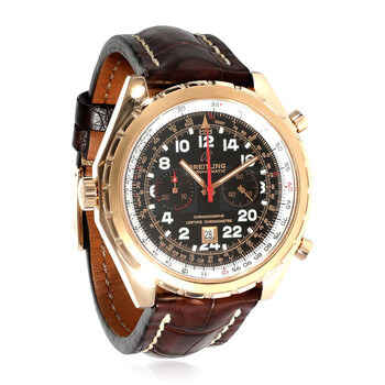 Preowned Breitling ChronoMatic Chronograph GMT Automatic Chronometer Black Dial Watch H22360