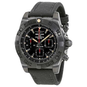 Preowned Breitling Chronomat 44 Chronograph Automatic Black Dial Watch MB0111C3BE35109WM20BASA.1