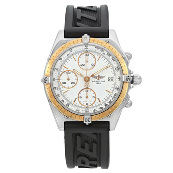 Preowned Breitling Chronomat Chronograph Automatic Chronometer White Dial Watch D13047