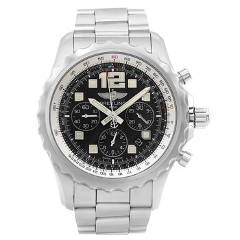 Preowned Breitling Chronospace Chronograph Automatic Chronometer Black Dial Watch A2336035BA68167A