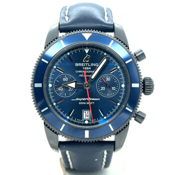 Preowned Breitling Superocean Heritage Chronograph Automatic Chronometer Blue Dial Watch M23370D5C8564PE3ZY