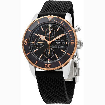 Preowned Breitling Superocean Heritage II Chronograph Automatic Chronometer Black Dial Watch U13313121B1S1