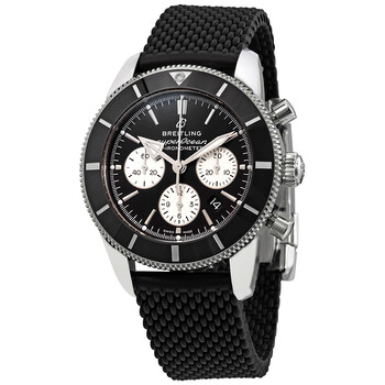 Preowned Breitling Superocean Heritage Ii Chronograph Automatic Black Dial Watch AB0162121B1S1