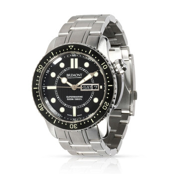 Preowned Bremont Supermarine Automatic Black Dial Watch S500BK