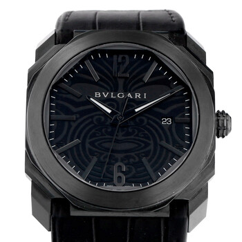 Preowned Bulgari Octo Automatic Black Dial Watch