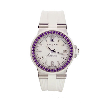 Preowned Bvlgari Diagono Automatic White Dial Watch DG 35 S
