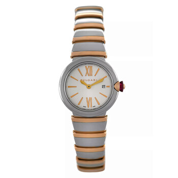 Preowned Bvlgari Lvcea Quartz Silver Dial Watch