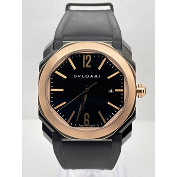Preowned Bvlgari Octo LOriginale Automatic Black Dial Watch