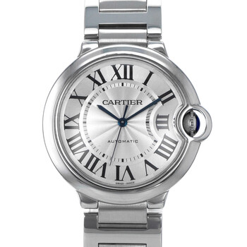 Preowned Cartier Ballon Bleu Automatic Silver Dial Watch W6920046
