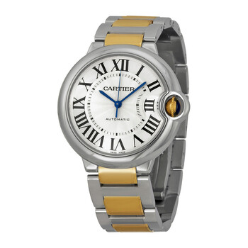 Preowned Cartier Ballon Bleu Silver Dial Watch W2BB0012