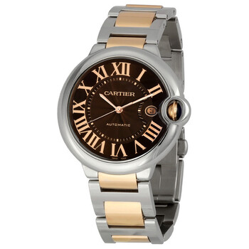 Preowned Cartier Ballon Bleu de Cartier Chocolate Dial Watch W6920032