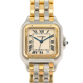 Preowned Cartier Panthere Quartz Champagne Dial Watch