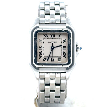 Preowned Cartier Panthere Quartz Silver Dial Watch