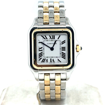 Preowned Cartier Panthere Quartz Silver Dial Watch W2PN0016