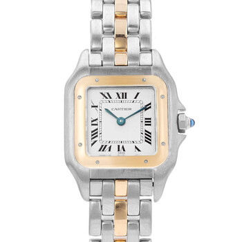 Preowned Cartier Panthere Quartz White Dial Watch W25029B5