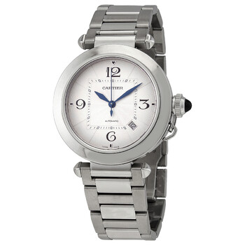 Preowned Cartier Pasha Automatic Silver Dial Watch WSPA0009