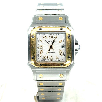 Preowned Cartier Santos Galbee Automatic Silver Dial Watch W20041C4