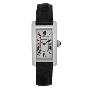 Preowned Cartier Tank Americaine Silvertone Dial Watch
