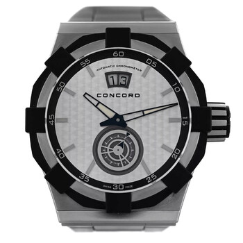 Preowned Concord Chronometer Automatic Silver Dial Watch C1 01.5.14.1002
