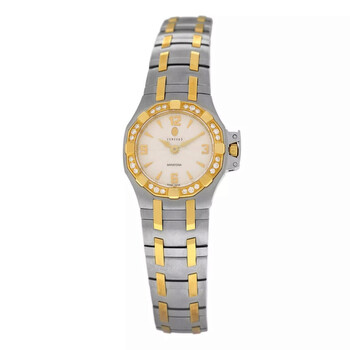 Preowned Concord Concord Saratoga Quartz Diamond White Dial Watch 16.25.1833S