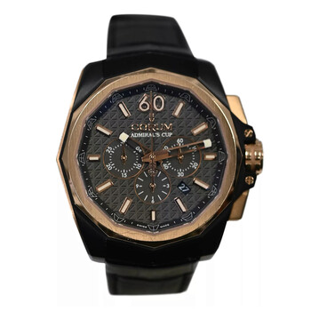 Preowned Corum AdmiralS Cup AcOne Chronograph Automatic Brown Dial Watch 132.201.86