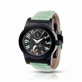 Preowned De Grisogono Tondo Automatic Black Dial Watch RMN06