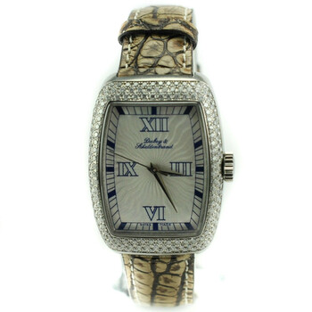 Preowned Dubey  Schaldenbrand Lady Diamond Diamond Silvertone Dial Watch