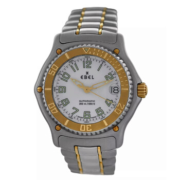 Preowned Ebel Discovery Automatic White Dial Watch E1080341
