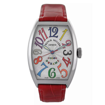 Preowned Franck Muller Color Dreams Automatic Silver Dial Watch 5850 SC