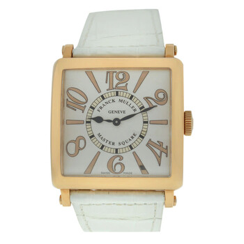 Preowned Franck Muller Master Square Quartz White Dial Watch 6002 H QZ REL