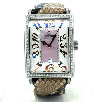 Preowned Gevril Avenue Of Americas Glamour Automatic Crystal Watch 6209RL