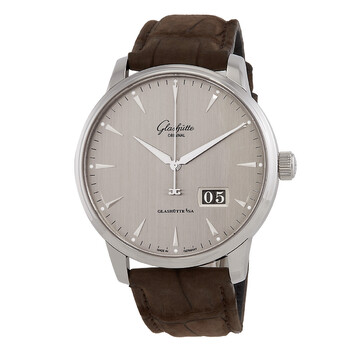Preowned Glashutte Original Senator Excellence Panorama Date Automatic Silver Dial Watch