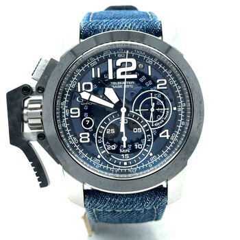 Preowned Graham Chronofighter Oversized Chronograph Automatic Blue Dial Watch 2CCAC.U04A.T33B