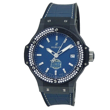 Preowned Hublot Big Bang FC Porto Automatic Diamond Blue Dial Watch 365.CX.5120.LR.1104.FCP13