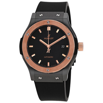 Preowned Hublot Classic Fusion Automatic Black Dial Watch 542.CO.1181.RX