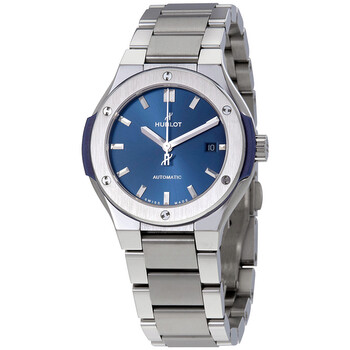 Preowned Hublot Classic Fusion Blue Dial Watch 585.NX.7170.NX