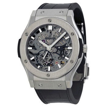 Preowned Hublot Classic Fusion Skeleton Dial Watch 545.NX.0170.LR