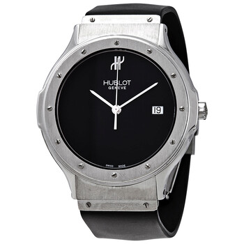 Preowned Hublot MDM Classic Quartz Black Dial Watch
