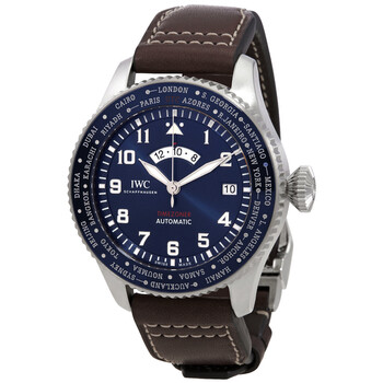 Preowned IWC PilotS Timezoner Edition Le Petit Prince Blue Dial Watch IW395503