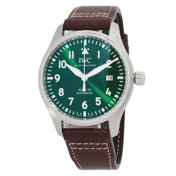 Preowned IWC Pilot Green Dial Watch IW328205