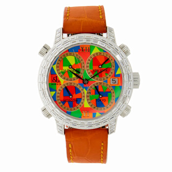 Preowned Jacob  Co. Five Time Zone Automatic Diamond Watch H24