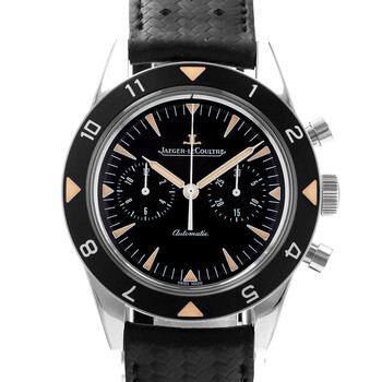 Preowned JaegerLeCoultre Deep Sea Chronograph Automatic Black Dial Watch 134.8.C1
