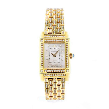Preowned Jaeger LeCoultre Reverso Hand Wind Diamond Watch 267.1.86