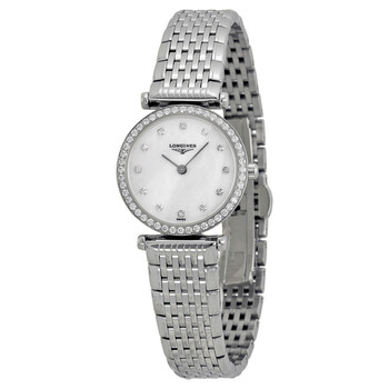 Preowned Longines La Grande Classique Diamond Mother of Pearl Dial Watch L4.241.0.80.6