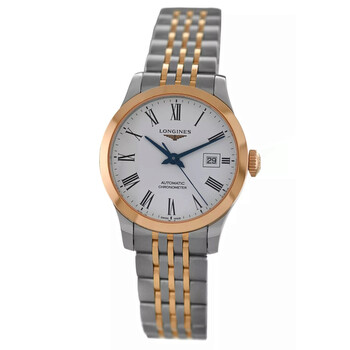 Preowned Longines Record Automatic Chronometer White Dial Watch L2.321.5.11.7