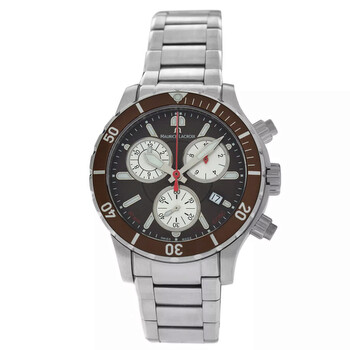 Preowned Maurice Lacroix Miros Diver Chronograph Quartz Brown Dial Watch MI1108SS072730