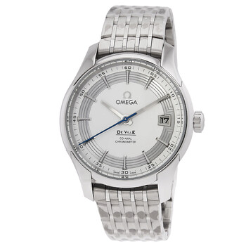 Preowned Omega De Ville Hour Vision Silver Dial Watch