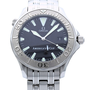 Preowned Omega Seamaster Automatic Black Dial Watch